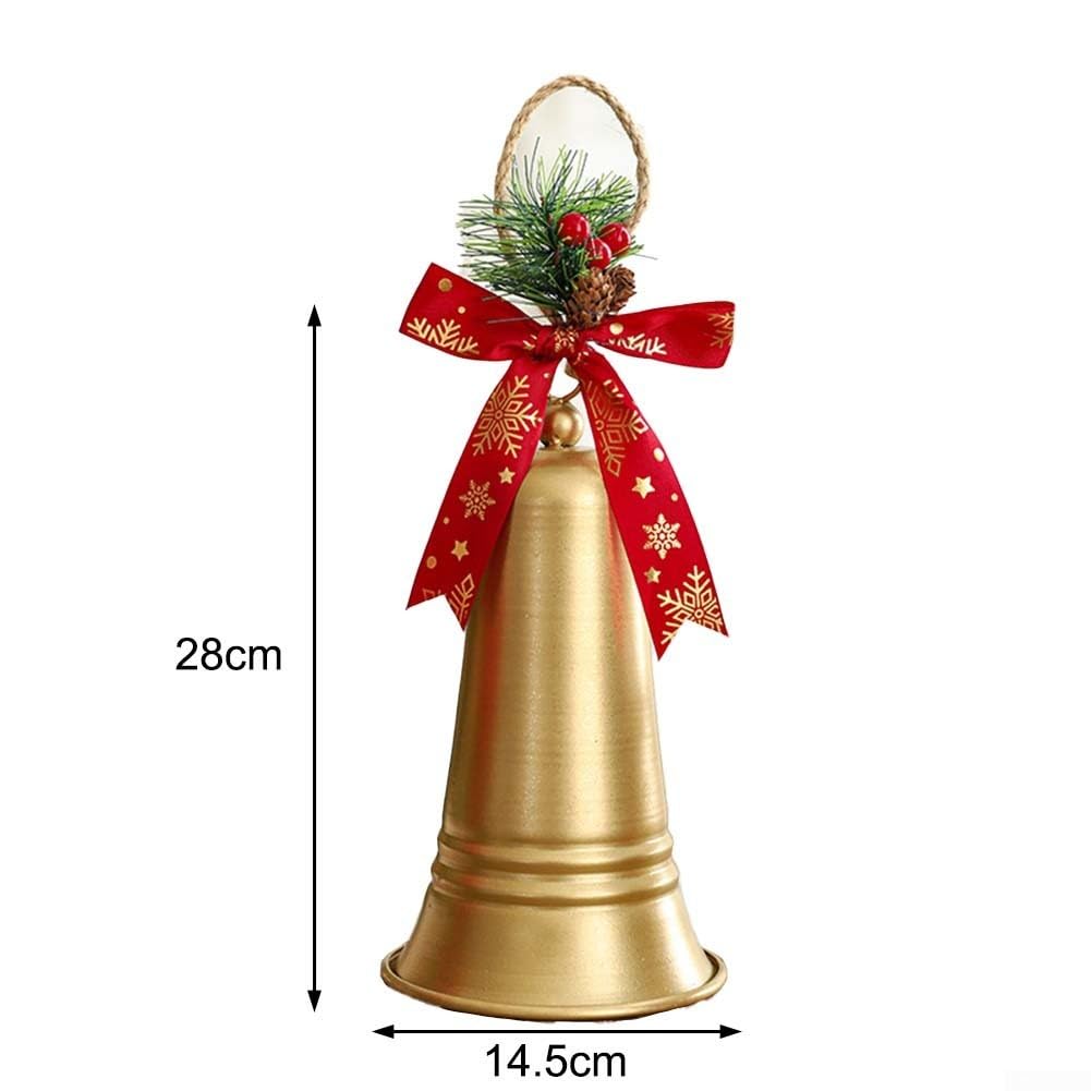Campane di Natale Decorazioni artigianali con campanelle con spago Jingle Bells Decorazione for albero di Natale ，Campane(E)