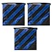 Sand Bag Photography Studio Video Heavy Duty Sandbag Saddlebag for Photo Studio Light Stand Boom Arm Camera Tripod with Carabiner,3 Pack (Blue)