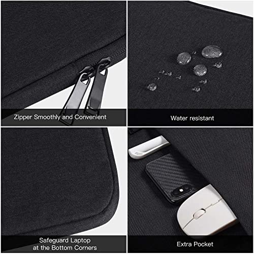 Image of Laptop Case 16 Inch, 15.6-16 Inch Laptop Sleeve for Lenovo IdeaPad 3i Chromebook /Lenovo Yoga 7i /Thinkbook 16 /Legion Pro 7i, Dell 16 Plus /Inspiron, ASUS HP Computer Sleeve Bag, Black