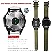 YOOSIDE for Fenix 5X/Fenix 6X Quick Easy Fit Watch Band,26mm Woven Nylon Breathable Replacement Wristband Strap for Garmin Fenix 5X/5X Plus,Fenix 6X/Tactix Bravo/Charlie,Quatix 3 (Green)
