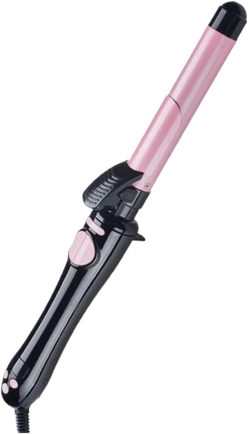 Ceramic Curling Iron 25mm - Professional Hair Salon Hot Perm Tool for Large Waves, Fast Heating for Wet & Dry Hair Styling(C)