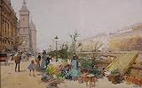 Dipinti su tela - 18 dipinti ad olio famosi - le marche aux fleurs et Eugene Galien Parisian -04, £70- £1500 Dipinti a mano da insegnanti delle Accademie d'arte