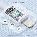 Ximytec 20W USB C Fast Charger [MFi-Certified] Compatible with iPhone 14/13/ 12/11/ XS/XR/X/ 8 /iPad, 2Pack PD Type C Charger Blocks with 6FT Type-C to Lightning Cables - Image 3