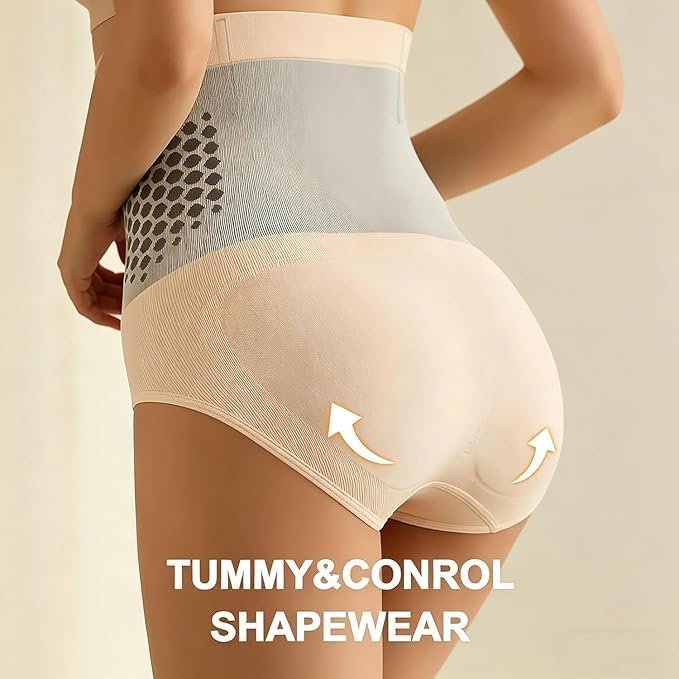 Pantalones Cortos Termogénicos Reductores 4 en 1, Faja Moldeadora de Cintura Alta para Mujer
