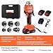 Electric Crimping Tool and Electric Wire Crimper for Heat Shrink, Terminal, and Micro Crimping Tool Kit with Pre-insulated, Tubular, Non Insulated Connectors