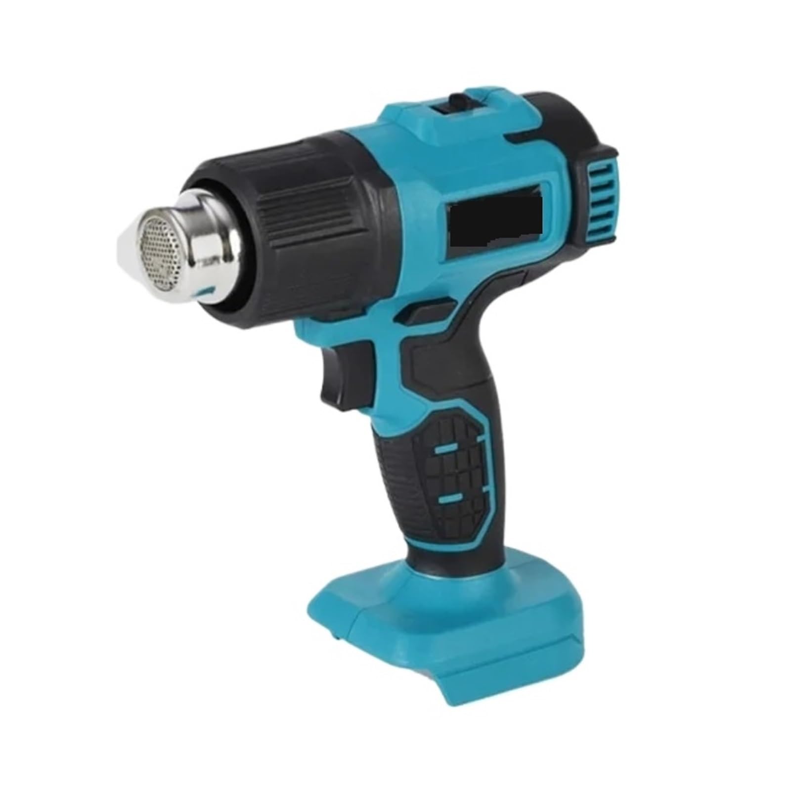 Pistola de calor profesional de 18 V, temperatura ajustable para decapado de pintura, contracción por batería, calentamiento rápido (sin batería ni enchufe).