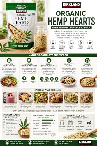 Image of Kirkland Signature Organic Hemp Hearts