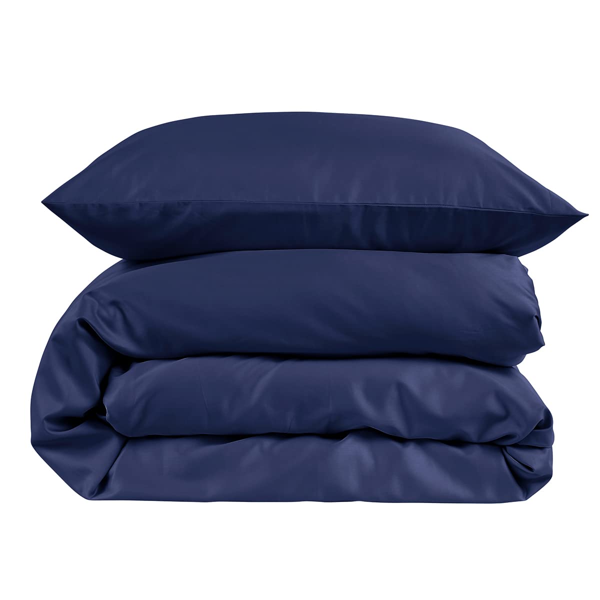 Christy 400TC Double Duvet Cover Set, Navy - Image 2