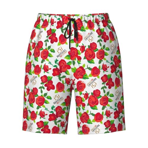 Vintage Beach Shorts for Men Novelty Graphic Board Shorts Lightweight Casual Summer Hawaii Trunks with Pocket 6