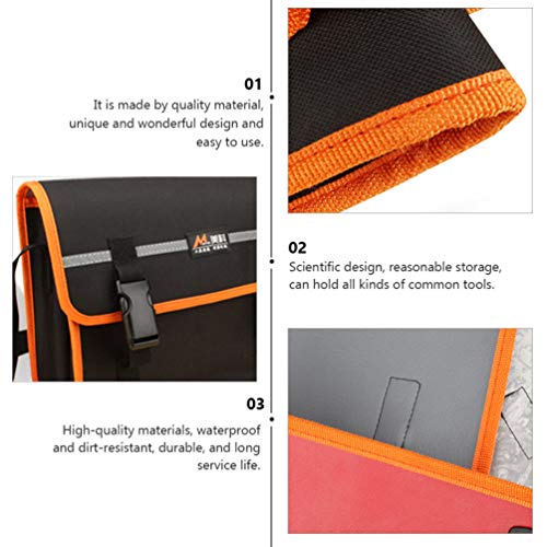VILLCASE Bolsa de Ferramentas Bolsa de Ombro Portátil à Prova D'água Com Vários Bolsos Adequada par