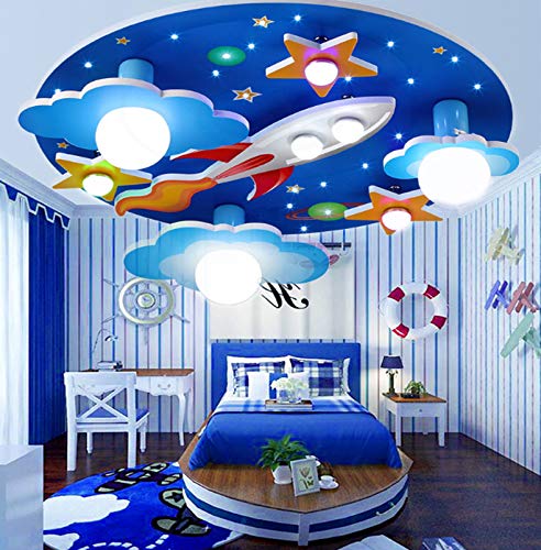 Hanglamp Kwastje Kroonluchter Thuis Woonkamer Decor Verlichting Slaapkamer Raam Kledingwinkel Meisjes Kinderkamer LED Omzoomd Plafondlamp Schaduw Binnen Lantaarn Katoenen Touw Interesting
