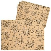 Amerikanische Einweg-Tischsets aus Papier – Modell Kaffee | Platzdeckchen für Bars, Frühstück, Restaurants und den Heimgebrauch | 29,7 x 42 cm (250 Stück)