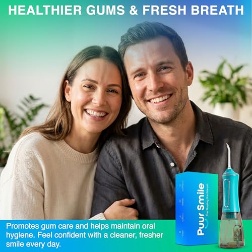 Image of Professional Water Flosser - Advanced Dental Care for a Healthier Mouth, Gum, and Teeth - IPX7 Waterproof Oral Irrigator | 7 Replacement Tips, Travel-Friendly, Rechargeable - Oral Hygiene (Green)