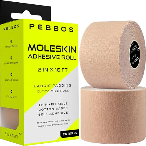 Pebbos 2-Roll Moleskin Adhesive