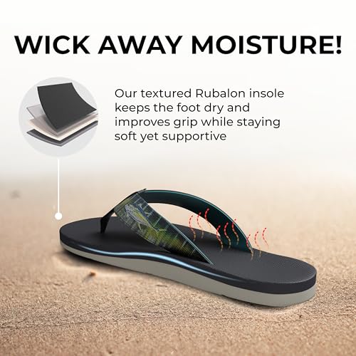 Image of Scott Hawaii Men's Kaiko Sandal | Nylon Strap with Neoprene Lining | Molded Non-marking No-slip Outsole | Arch Support and Heel Cup | Marine & Boat Friendly