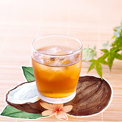 Hotop 60 Pcs Paper Placemats Disposable Hawaiian Luau Placemats Tiki Palm Leaf Pineapple Flamingo Coconut Hibiscus Shape Paper Place Mats Summer Tropical Luau Leaf Placemats, 6 Styles #TOP6