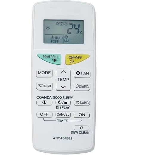 Compatible for Daikin 15 Ton Inverter Split Ac Remote ARC48