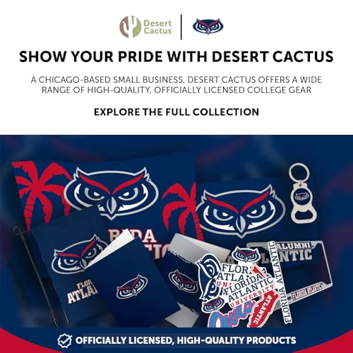 Desert Cactus Florida Atlantic Snapback Hat miniatura 5