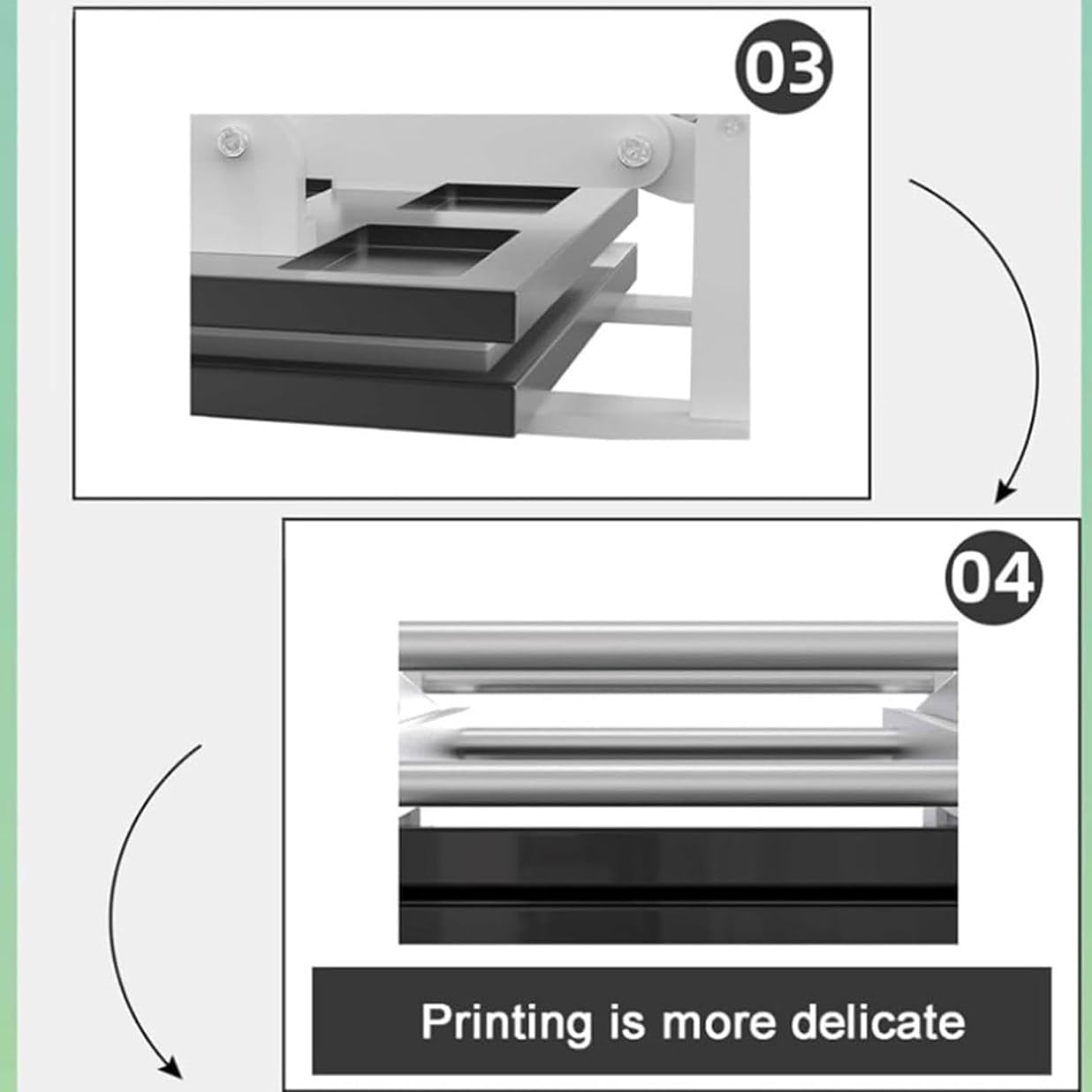 Máquina de impresión manual para impresión de bloques, diseño de prensa plana con presión ajustable, ideal para proyectos de arte y manualidades