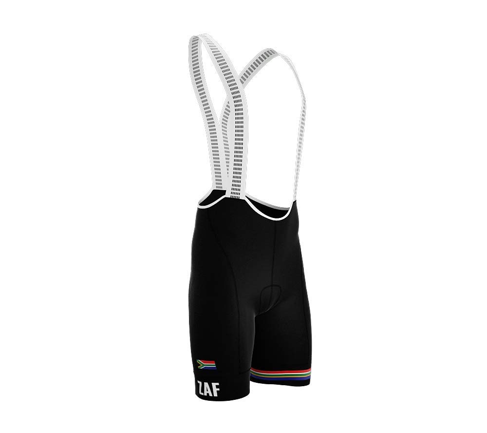 South Africa Black Code Cycling Pro Bib Shorts Bike for Men Size 2XL