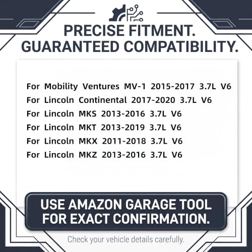 Image of Engine Intake Manifold Gasket Set Fits for Lincoln Continental 2017-2020,MKX 2011-2018,for Ford F-150 2011-2020,Explorer 2011-2020,Mustang 2011-2017,Edge 2011-2018,3.3L 3.5L 3.7L V6,MS971181
