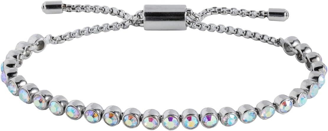 Alex and Ani Bolo Crystal Tennis Bracelet