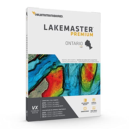 Image of Humminbird LakeMaster Premium Map SD Card for Fish Finders