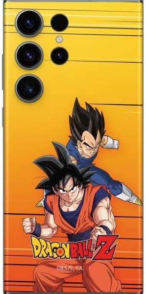 Vista 13 de Skinit Calcomanía para teléfono compatible con Galaxy S23 Ultra, diseño de retrato con licencia oficial de Dragon Ball Z Vegeta Negro - DRGNBZ17