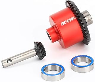 RCAWD 40Crmo Baja Rey Rear 40T Differential 14T Input Gear for Losi 1/10 Baja Rey 4WD 1/10 Hammer Rey U4 Diff Gear Rock Racer Upgrades Part