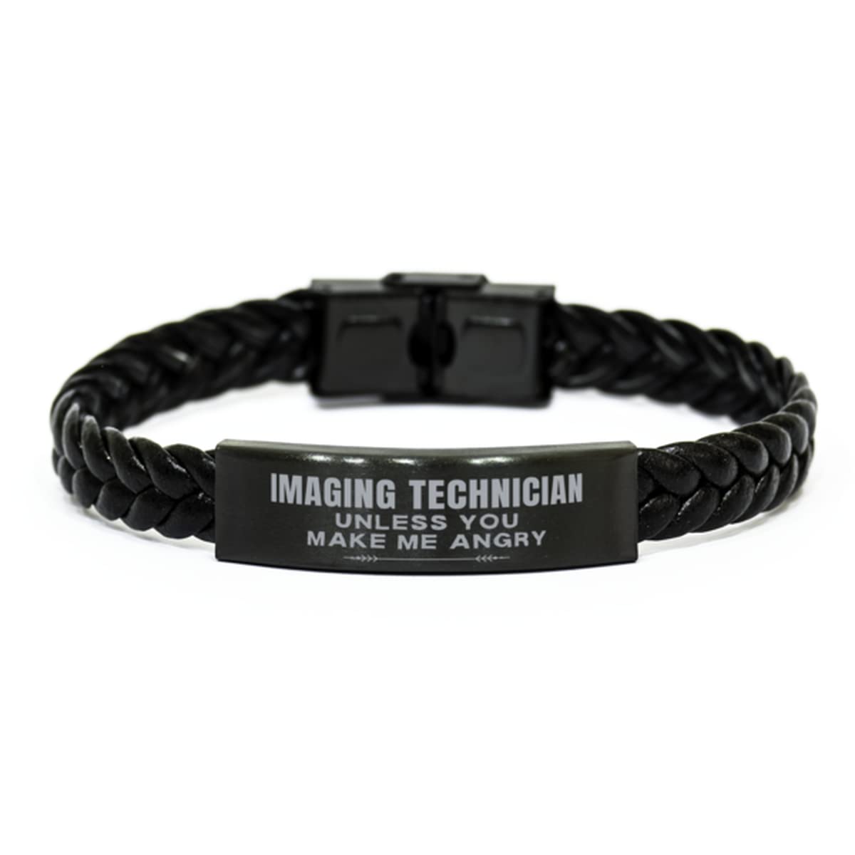 Funny Imaging Technician Gifts Imaging Technician Braided Leather Bracelet Birthday Gifts for Coworker, Imaging Technician Unless you make me angry Graduate Sarcastic Gifts Best Imaging Technician