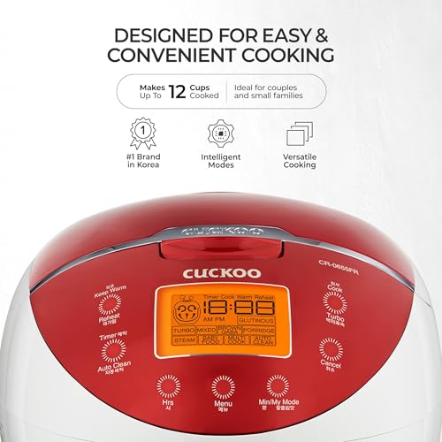 Image of Cuckoo CR-0655F Rice Cooker, 3 Liters / 3.2 Quarts