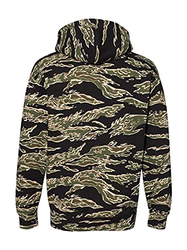 Independent Trading Co. - Heavyweight Hooded Sweatshirt - IND4000 - M - Tiger Camo3