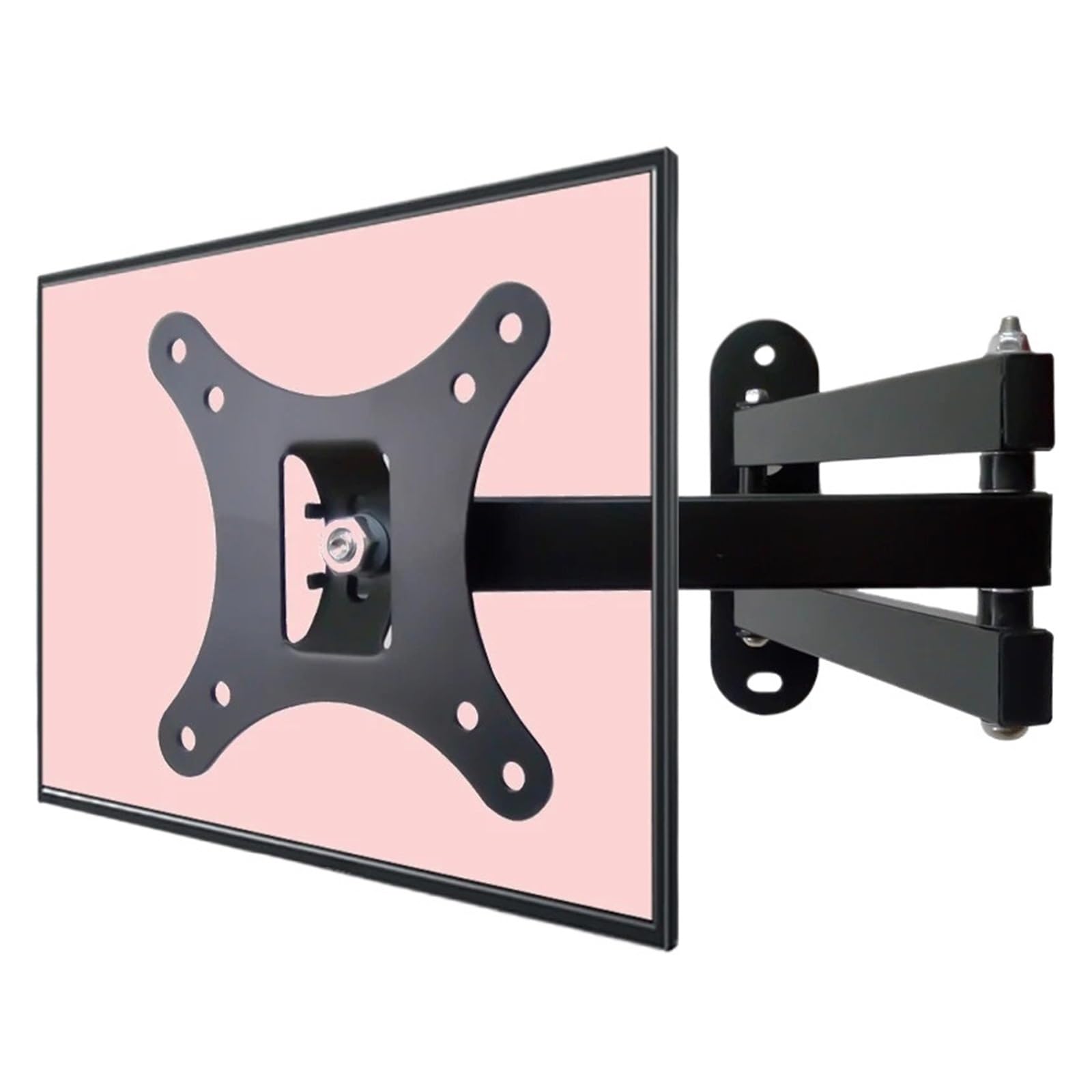 Staffa di montaggio a parete regolabile per monitor TV a 360° per schermi da 1332 pollici, 100 x 100 mm, supporto universale per TV a espansione perfetta per uso domestico e ufficio