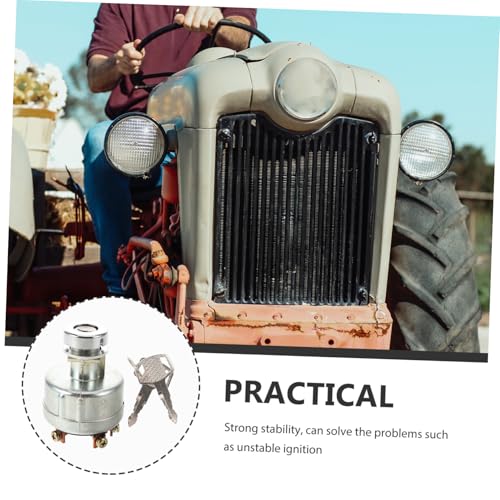 Interruptor de arranque para tractor con llave de encendido de pines y contacto eficiente 3