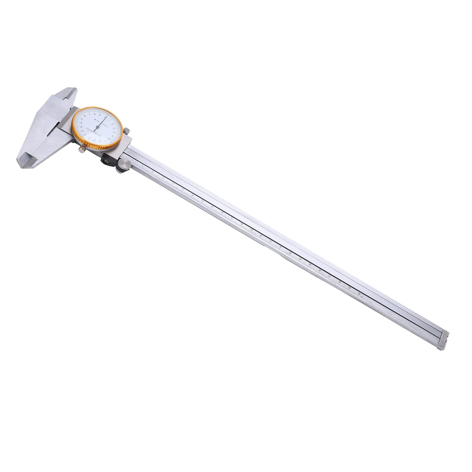 Calibro a corsoio da 0 a 300 mm Quadrante trasparente Righello di misurazione portatile in acciaio 002 mm Per la lavorazione dei metalli Lavorazione del legno Misurazione