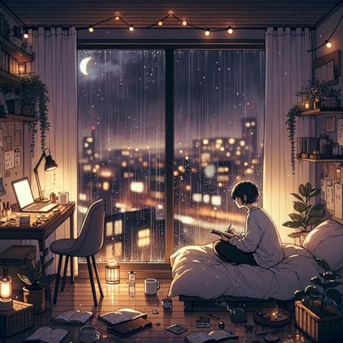 Guided Meditation with Rain on Windows for Deep Sleep