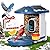 Smart Bird Feeder with Camera Solar Powered,4K HD AI Identify Bird Species, Real-Time Alert and Weatherproof, Auto Record Videos, Ideal Gift for Christmas, Tech Lovers and Parents, Blue