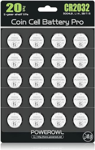 POWEROWL 20�� CR2032 �d�r���`�E�� �{�^�� �d�r 3V CR2032 �R�C���`�d�r(DL2032 / KCR2032 / BR2032 / ECR2032/)