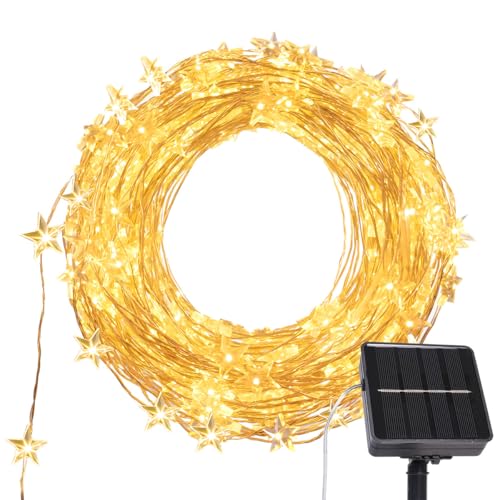 Guirlande lumineuse solaire 120 LED anti-panne de courant étanche 12m