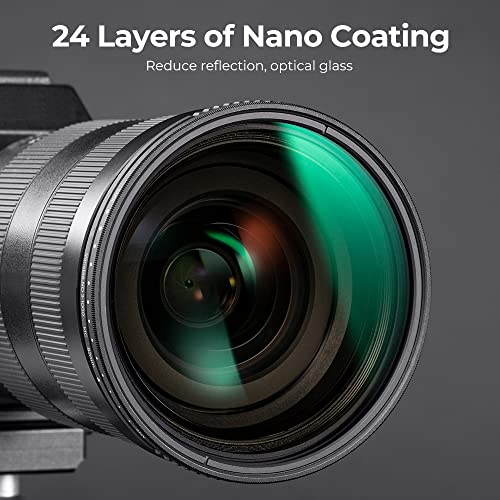 K&F CONCEPT 37mm Variable ND3- ND1000 Filters 10 Stops Adjustable ND Neutral Density Filters for DSLR Camera Lens (Nano-D Series) - Image 3