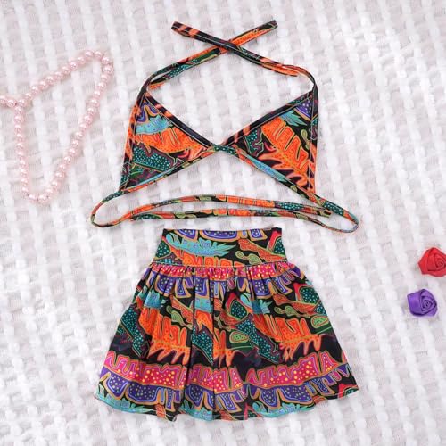 Image of HDKUW Dog Bikini Swimsuit Summer Puppy Bathing Dress Beach Clothes Cat Costume for Puppy Dog Cat Palmleaf S