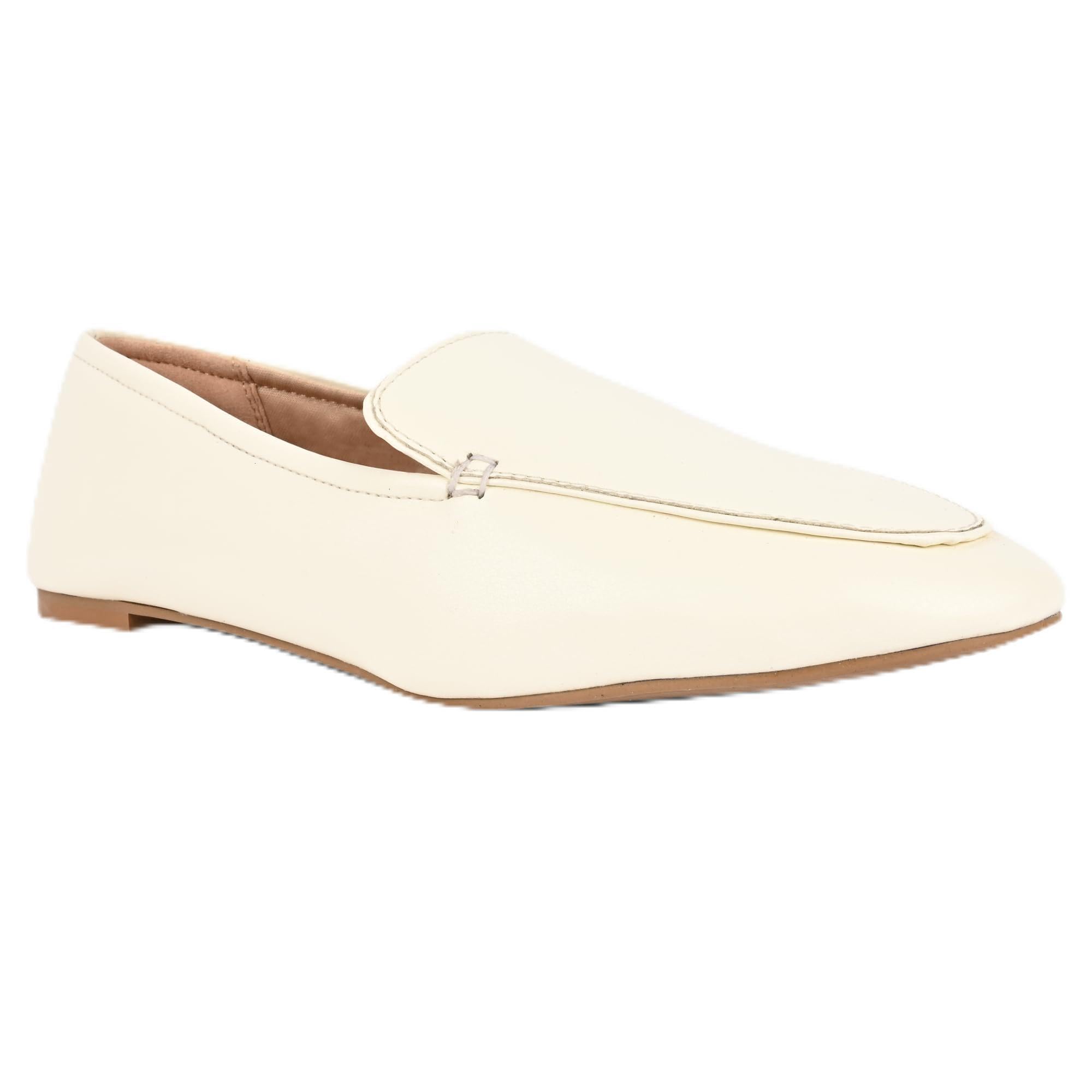 call it spring Women's White Loafers-picture-33