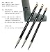 Easyou Hu Brush Chinese Brush for Coloring Painting and Practicing Calligraphy JJBY L+M+S (jjby 3pcs/pack)