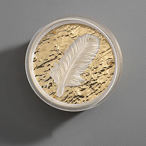 Lampe murale de base LED design plume pour coin lecture calme - 5