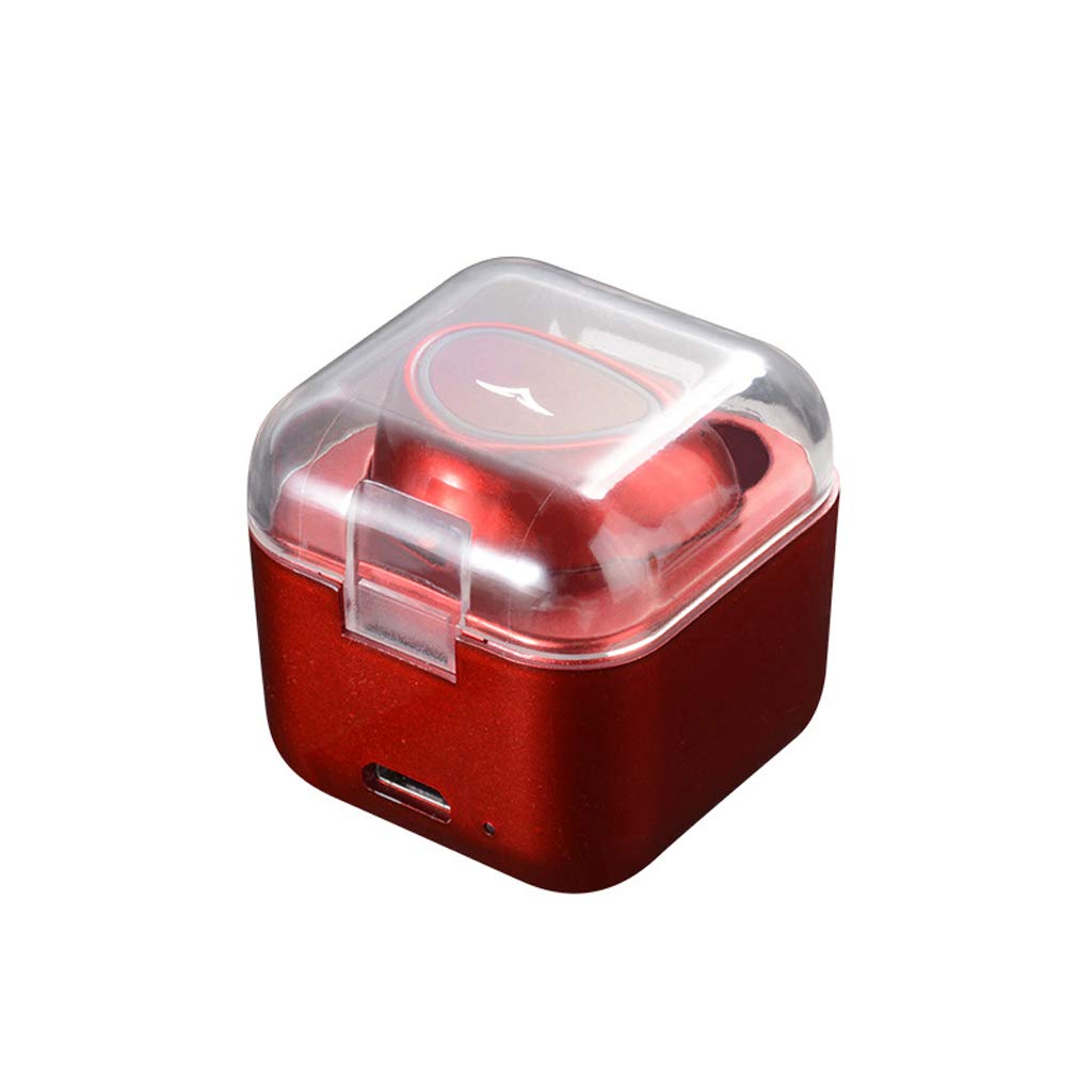 MiniMini Bluetooth Invisible sans Fil Kit Ecouteur Intra-auriculaire Mono Ecouteur avec Micro Intégré Mains Libres pour iPhone, Samsung, HuaweiPortatif