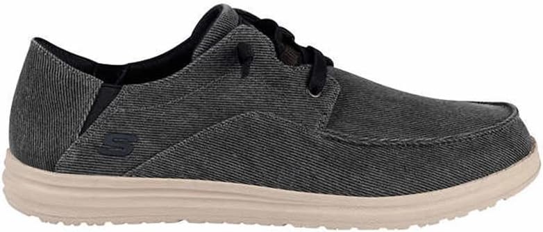 Skechers Men's Memory Foam Ultra Premium Cushion Sneaker, 13, Black Heather