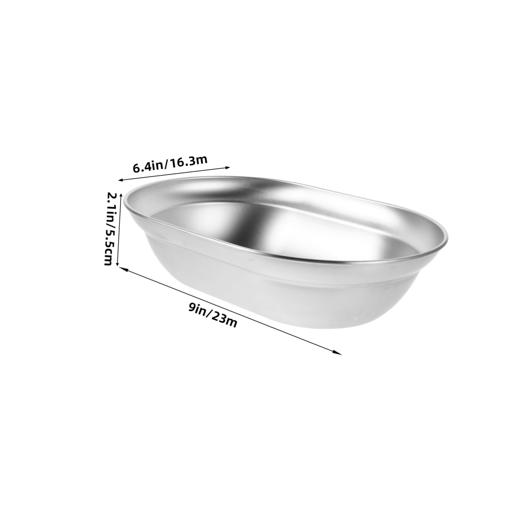 BESPORTBLE Camping Dish Stainless Steel Outdoor Tableware for Soup and Pasta Durable Plates Lightweight Portable Camping Utensil for Outdoor Dining Activities