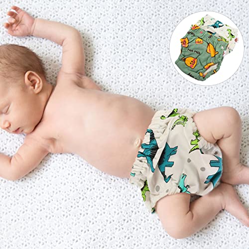 Healvian 2 Pçs Cueca De Treinamento Potty Reutilizável Pano Absorvente Calças De Treinamento Bebê Cu