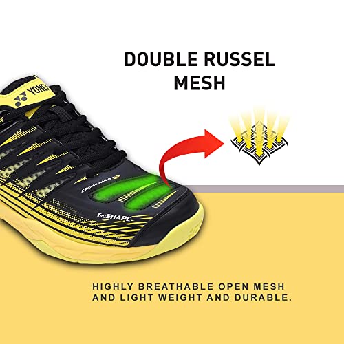 Image of YONEX Badminton Shoes Tour Dominant 2 | Ideal for Badminton,Squash,Table Tennis,Volleyball | Non-Marking Sole |TRU Cushion |Durable Skin Light|Synchro-Fit Insole|Toe Assist Shape|Hexa Grip |Light Weight|