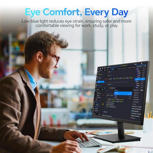 undefined KOORUI Monitor, 27 Inch Gaming Office Monitor, Eye-Care IPS FHD 1080P 144Hz Computer Screen with HDMI VGA, Slim Bezels, Freesync, Ergonomic Tilt, VESA Mountable, Black の商品画像 9